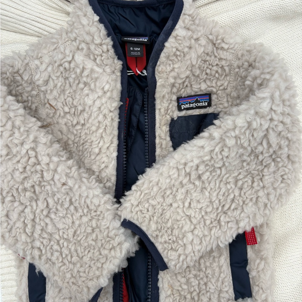 Patagonia Kids Jacket - Cream and Navy